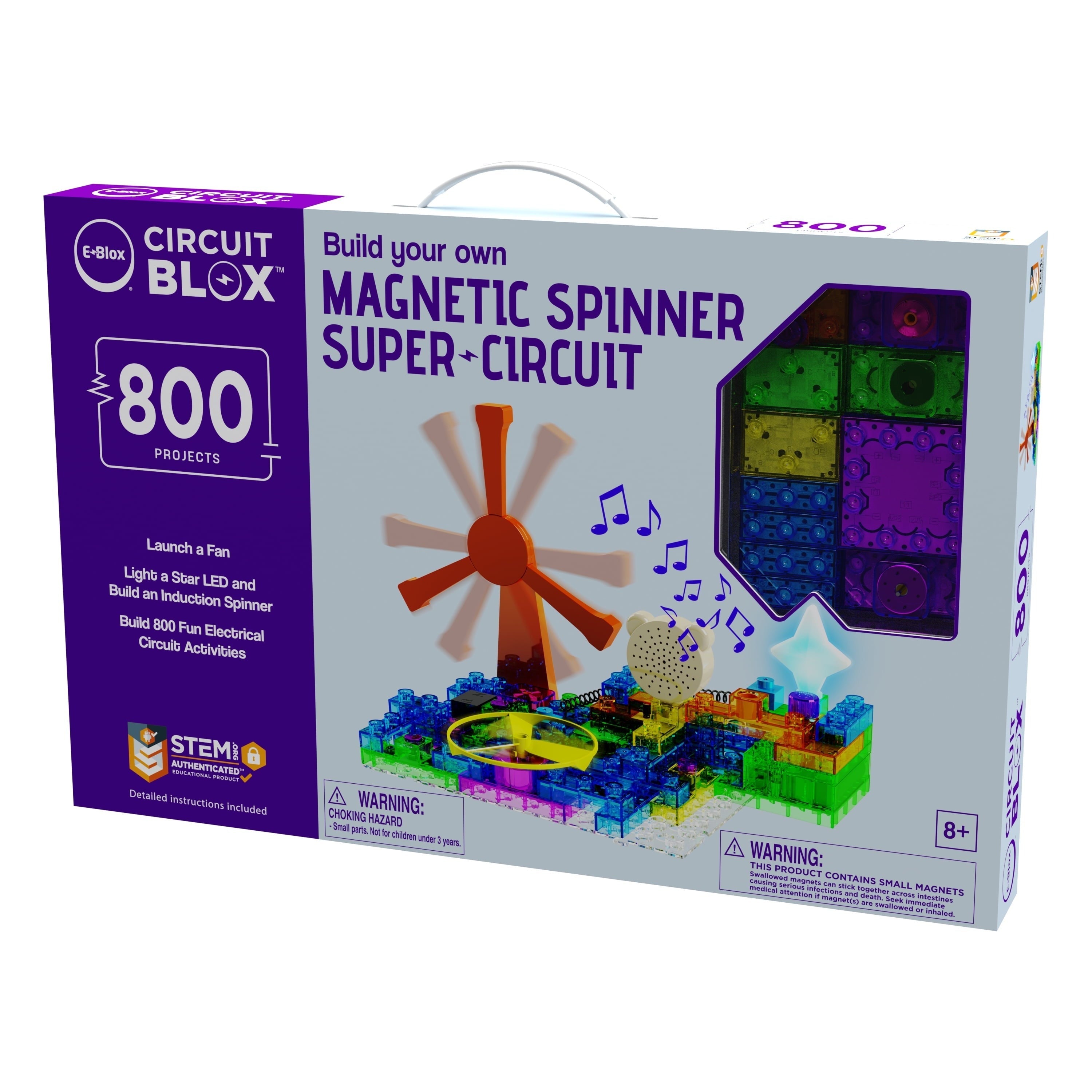 E-Blox Circuit Blox 800 Electronic Building Blocks STEM Kit