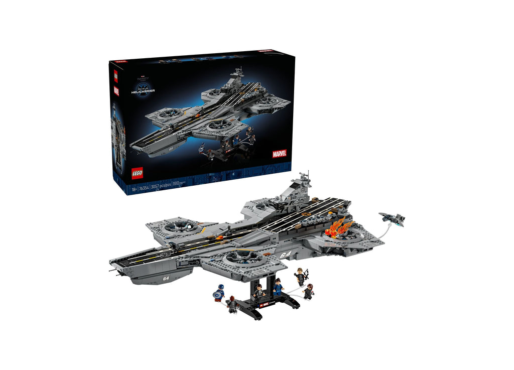 LEGO Marvel S.H.I.E.L.D. Helicarrier Building Set, 3,057 Pieces