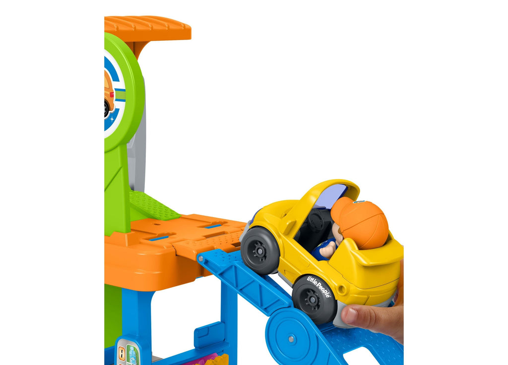 Fisher-Price Little People Fillin' Fun Service Station Folding-Ramp Playset