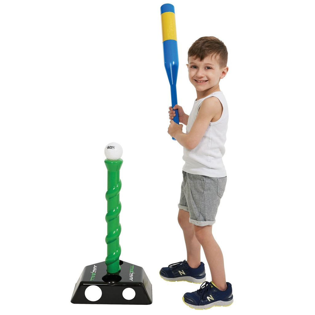 Junk Ball T-Ball Set With Adjustable Tee, Bat And 2 Balls