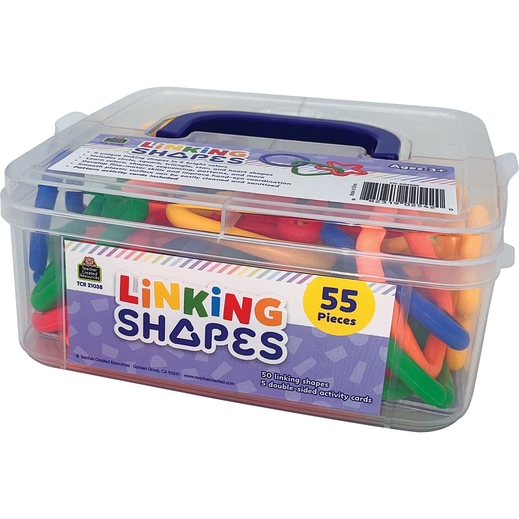 Teacher Created Resources Linking Shapes - Educational Color & Shape Recognition Set
