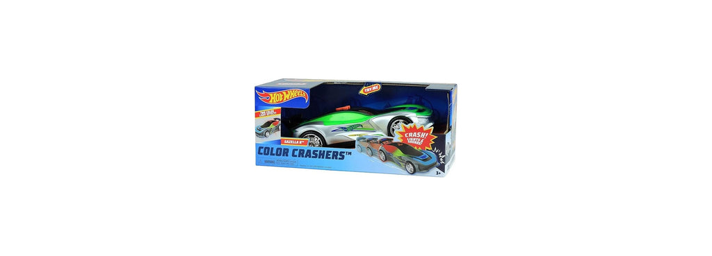 Hot Wheels 10-Inch Color Crashers Gazella R Motorized Race Car