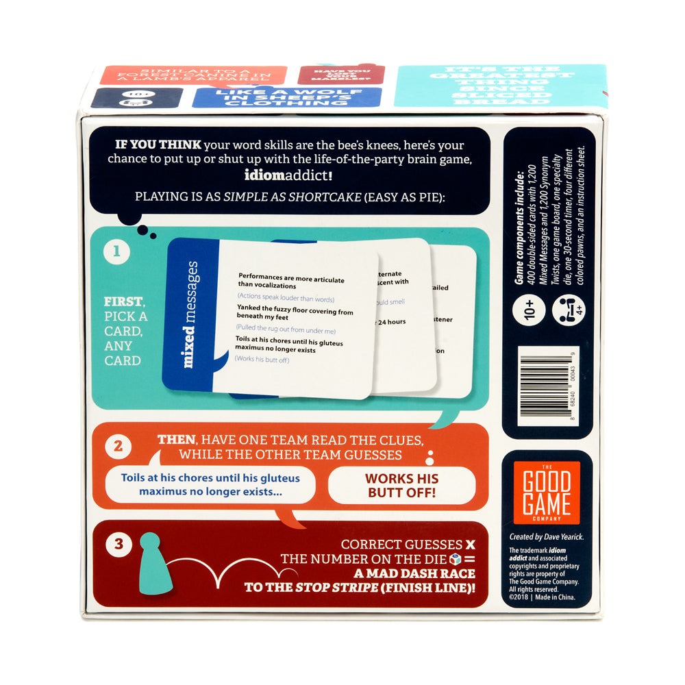 Idiom Addict Brain-Teasing Board Game