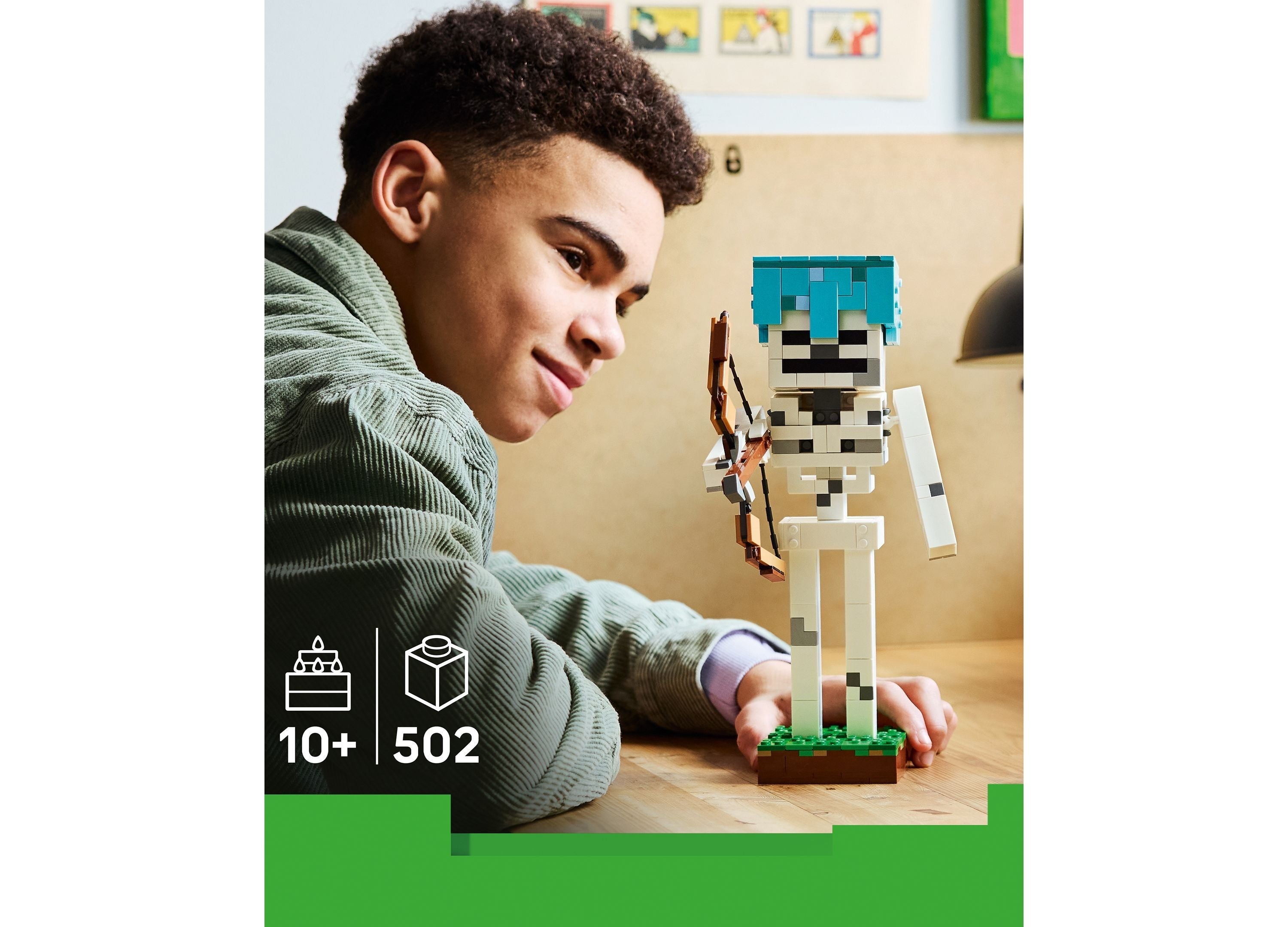 LEGO Minecraft The Skeleton 502-Piece Building Set