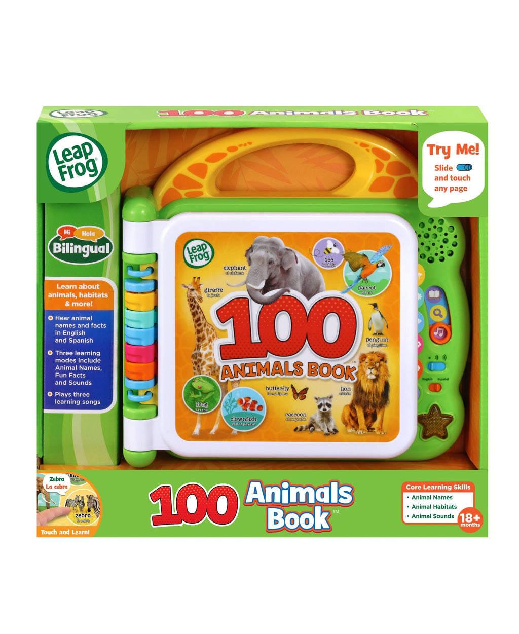 LeapFrog 100 Animals Book Interactive Learning Toy