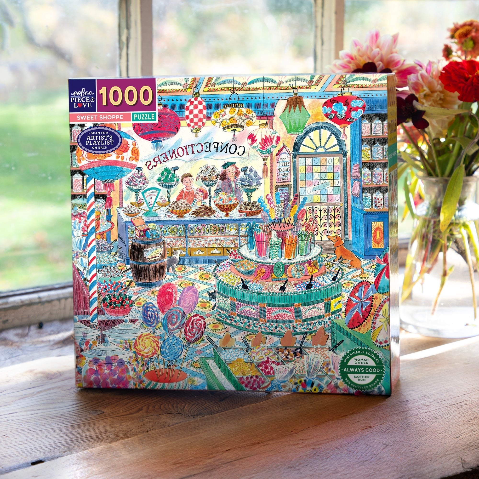 Piece&Love Sweet Shoppe 1000-Piece Jigsaw Puzzle