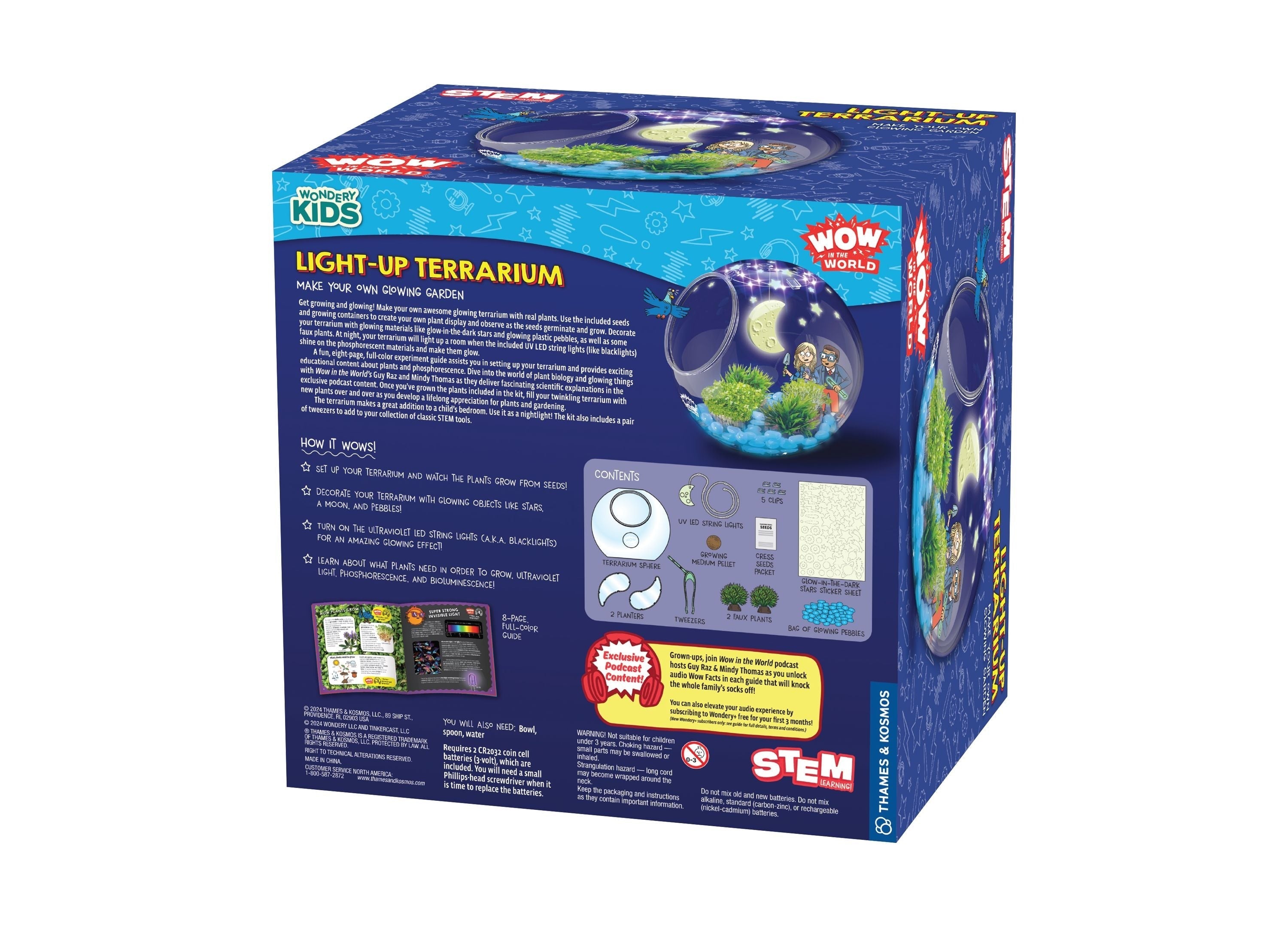 Thames & Kosmos Wow In The World Light-Up Terrarium Kit Ages 6+
