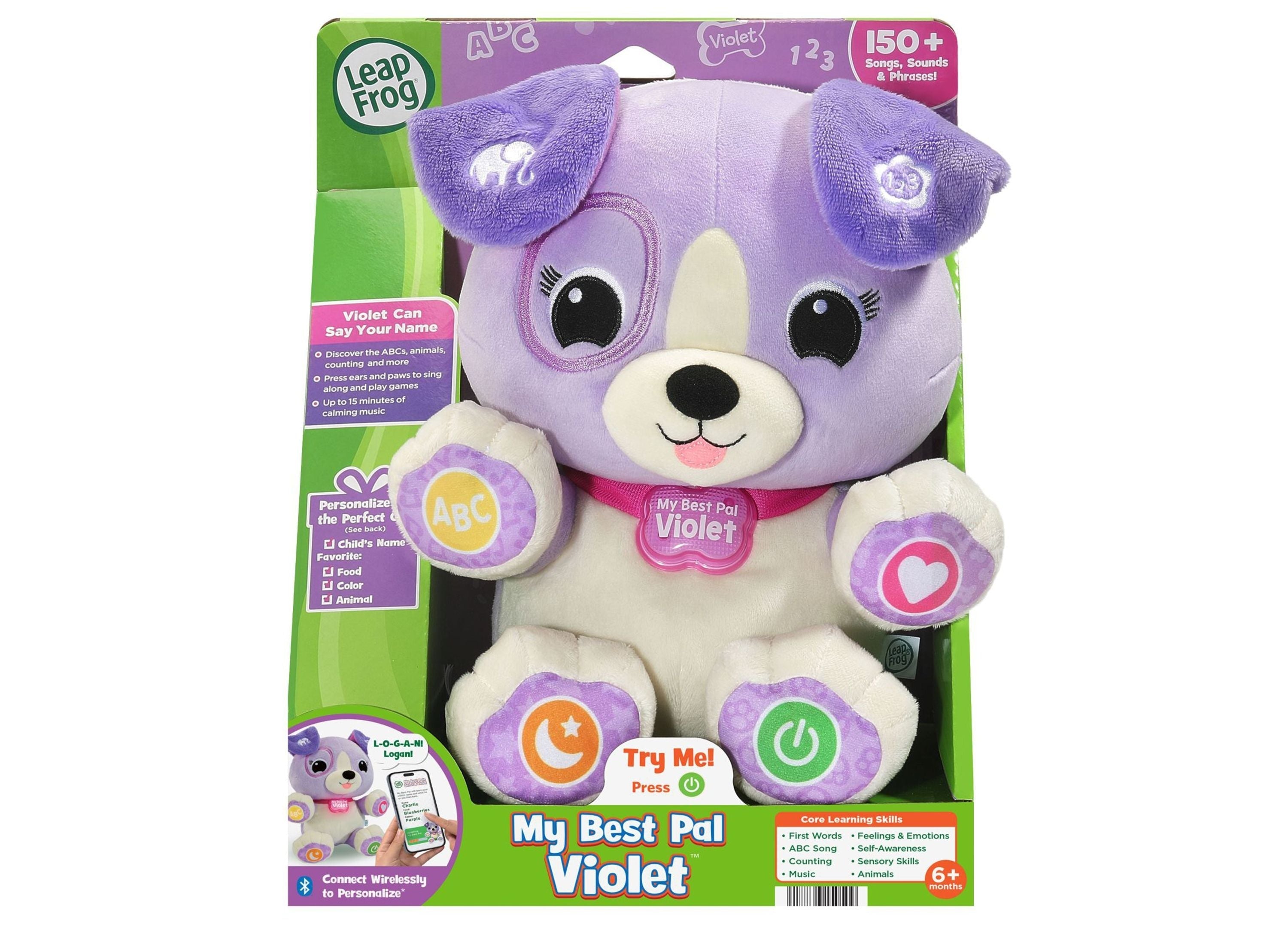 LeapFrog Violet Personalized Interactive Learning Plush Toy