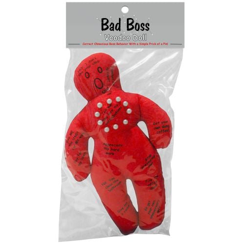 Bad Boss Voodoo Doll Stress-Relief Gag Gift