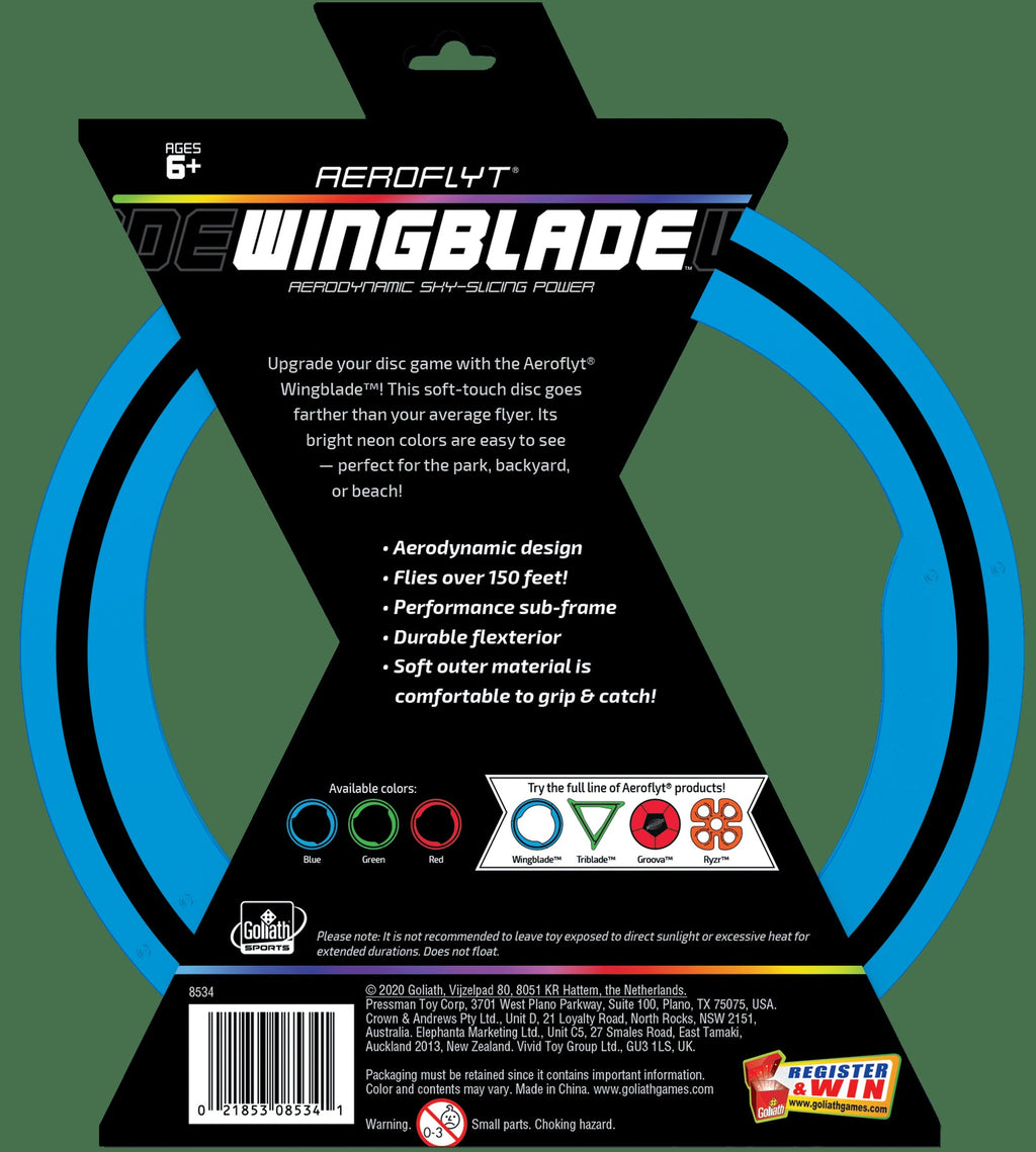 Goliath Sports Aeroflyt Wingblade - Vibrant Yellow