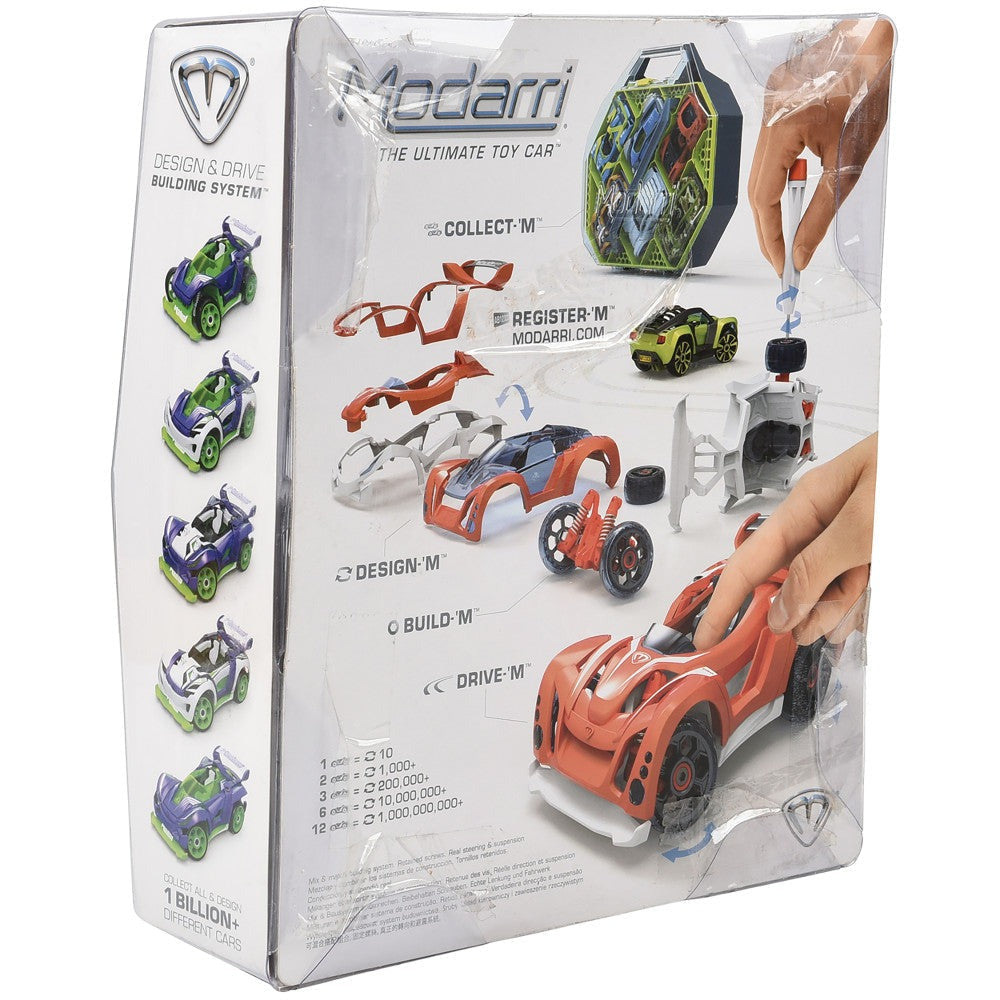 Modarri C1 Concept Car Deluxe DIY Toy - Build & Drive Experience for Kids 6+