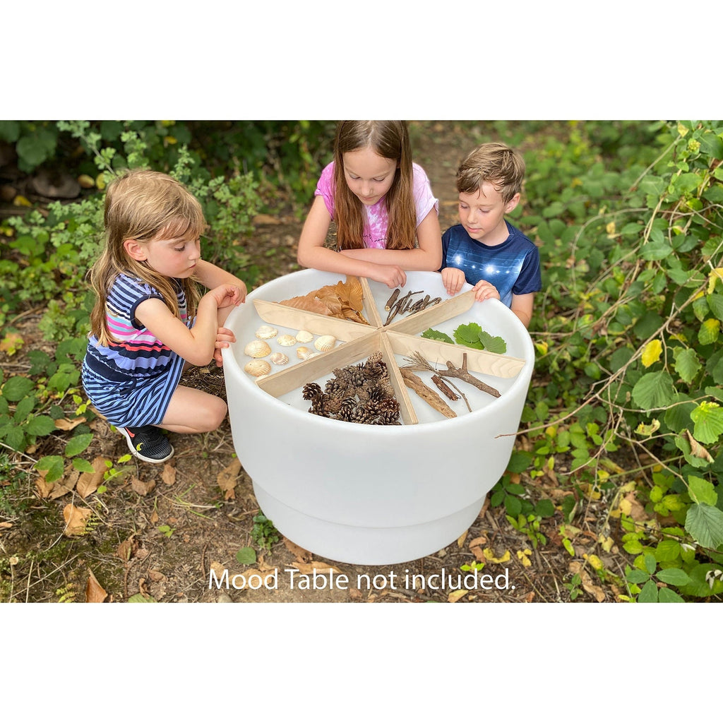 TickiT Wooden Discovery Dividers - Birch Plywood Playtime Circle