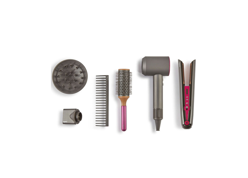Dyson Supersonic Corrale Deluxe Styling Set With Hair Dryer And Straightener