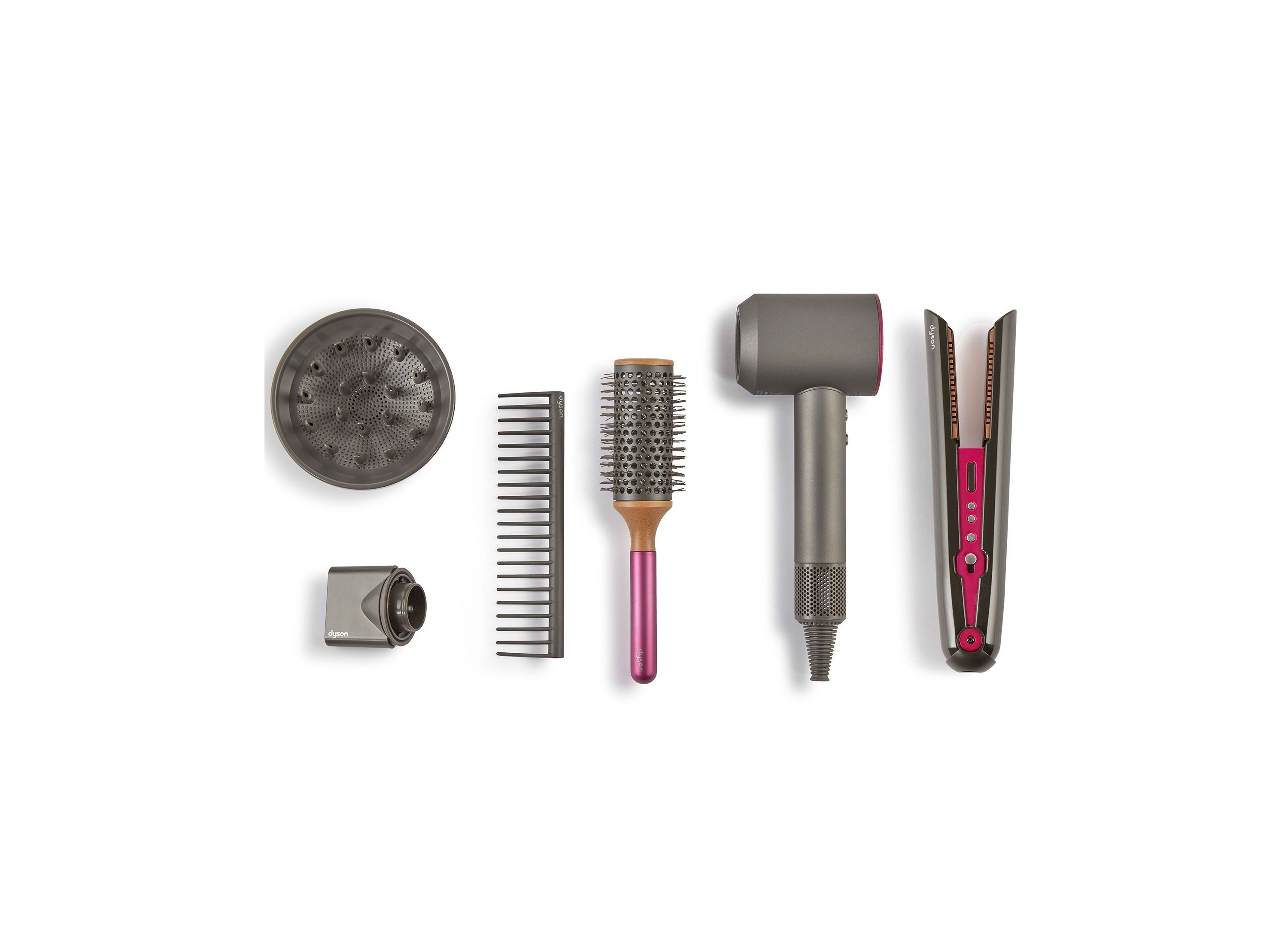 Dyson Supersonic Corrale Deluxe Styling Set With Hair Dryer And Straightener