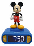 Disney Mickey Mouse Digital Alarm Clock with Nightlight - Interactive Bedtime Companion