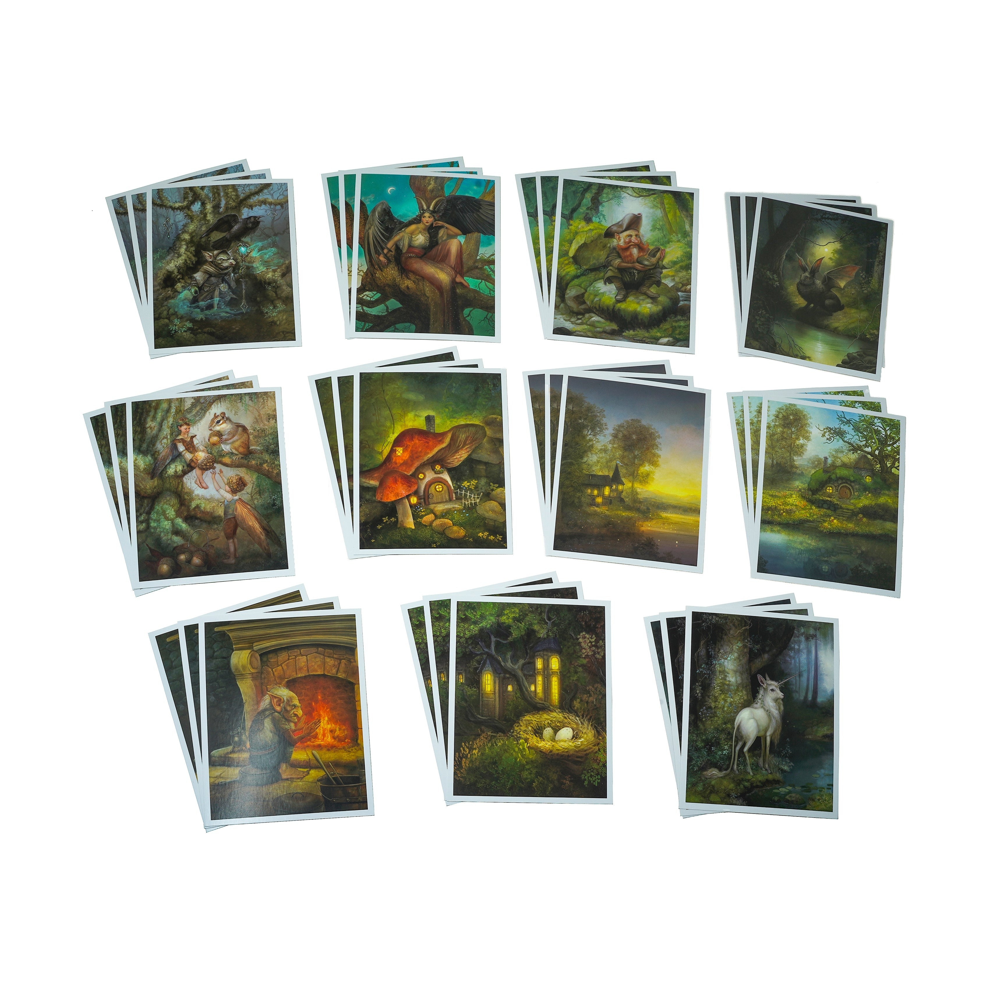Annie Stegg Gerard's Enchanted Faeries & Magical Creatures Postcard Collection