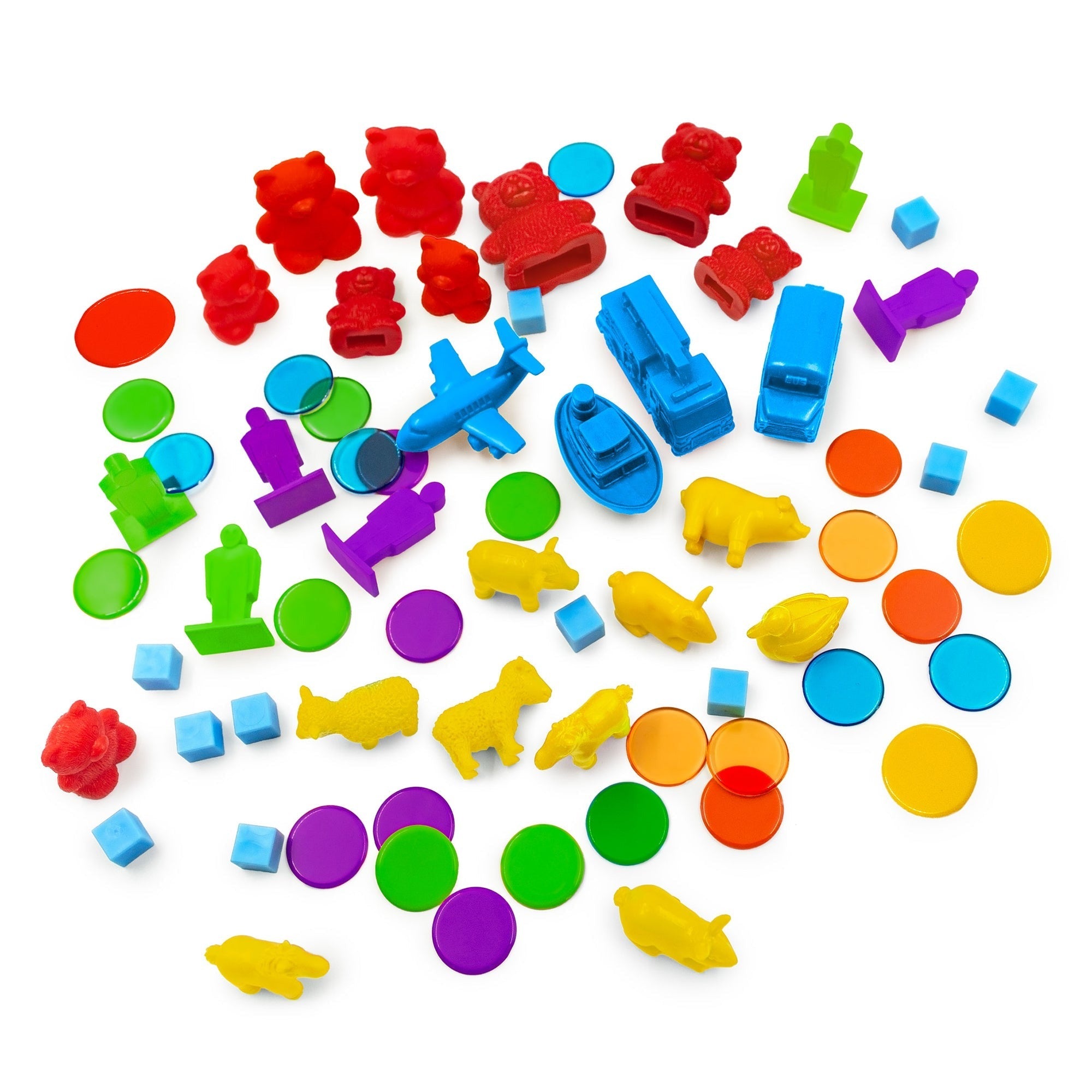 Junior Learning Counters Multi-Pack - 555 Piece Colorful Math & Learning Set