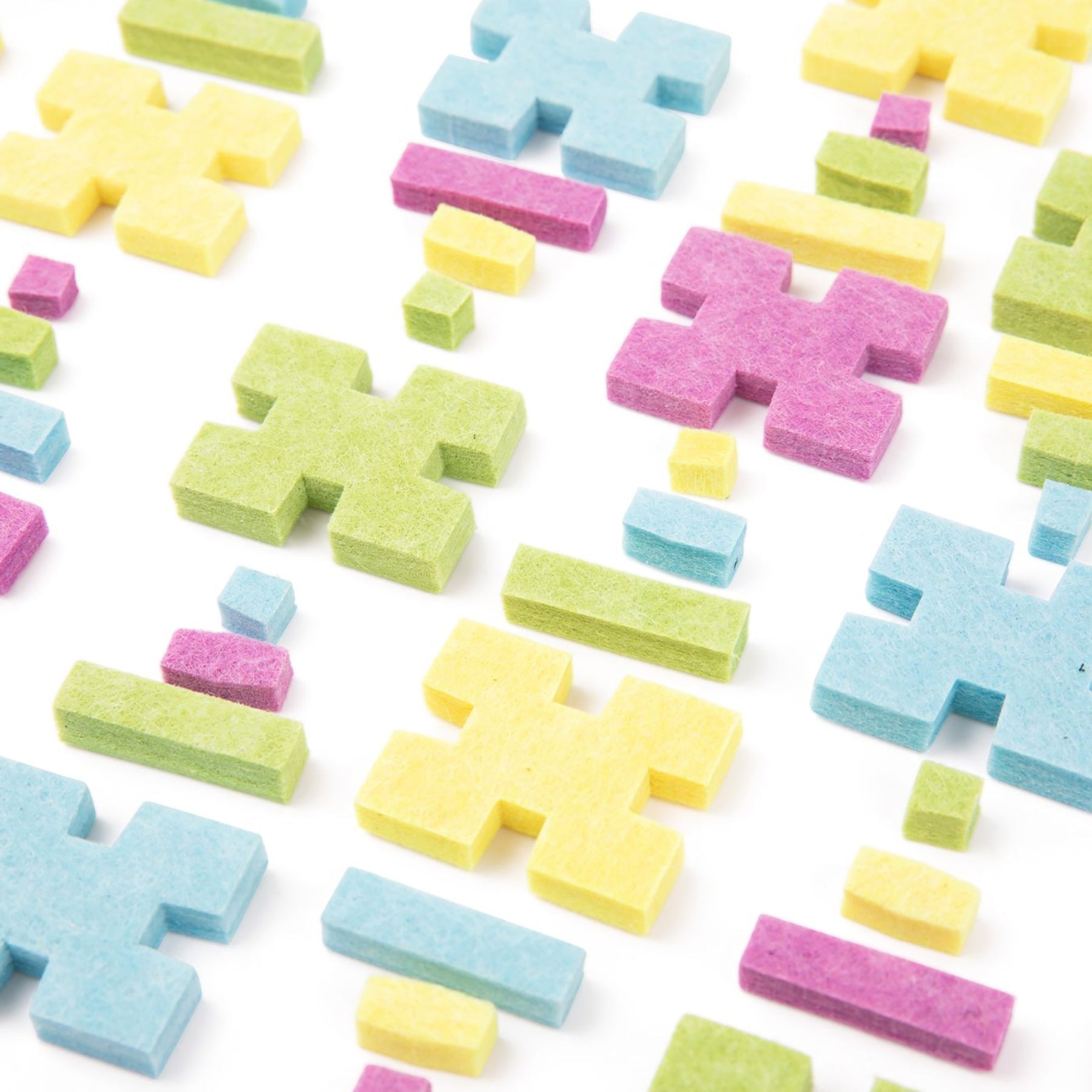 Roylco Felt Architect Set - Colorful Building for Kids - 88 Pieces