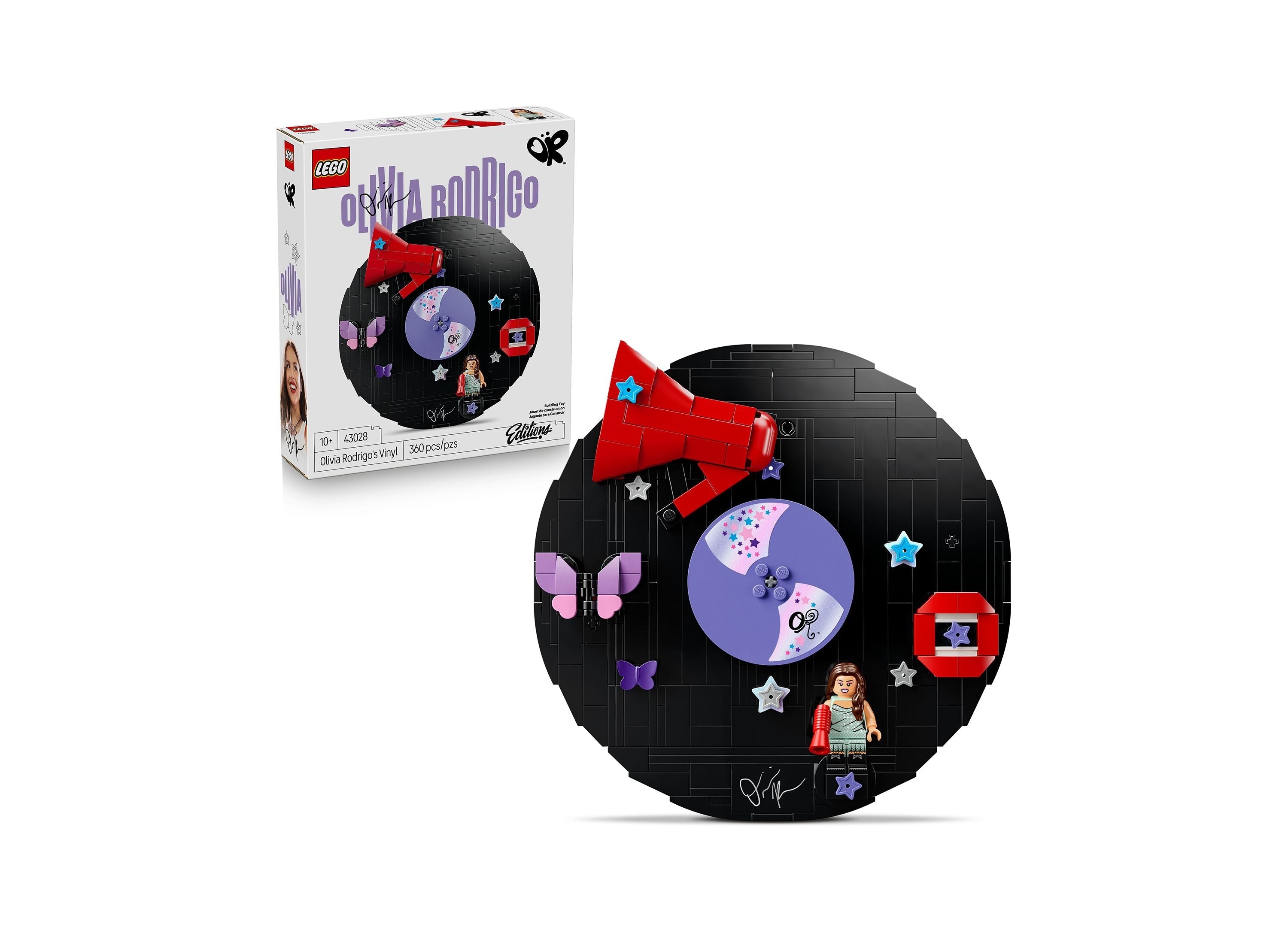 LEGO Olivia Rodrigo's Vinyl 360-Piece Building Set