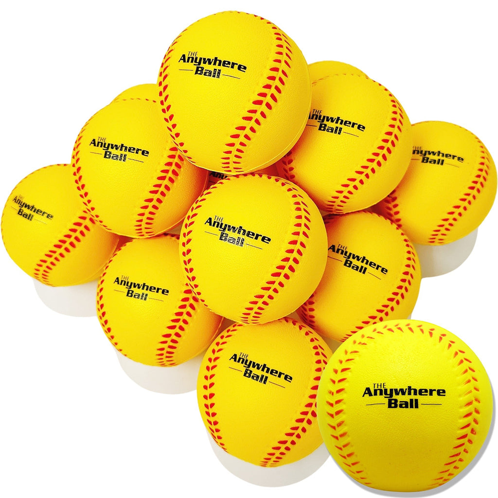 Anywhere Sports: The Anywhere Ball Foam Training Set - Yellow 12 Pack