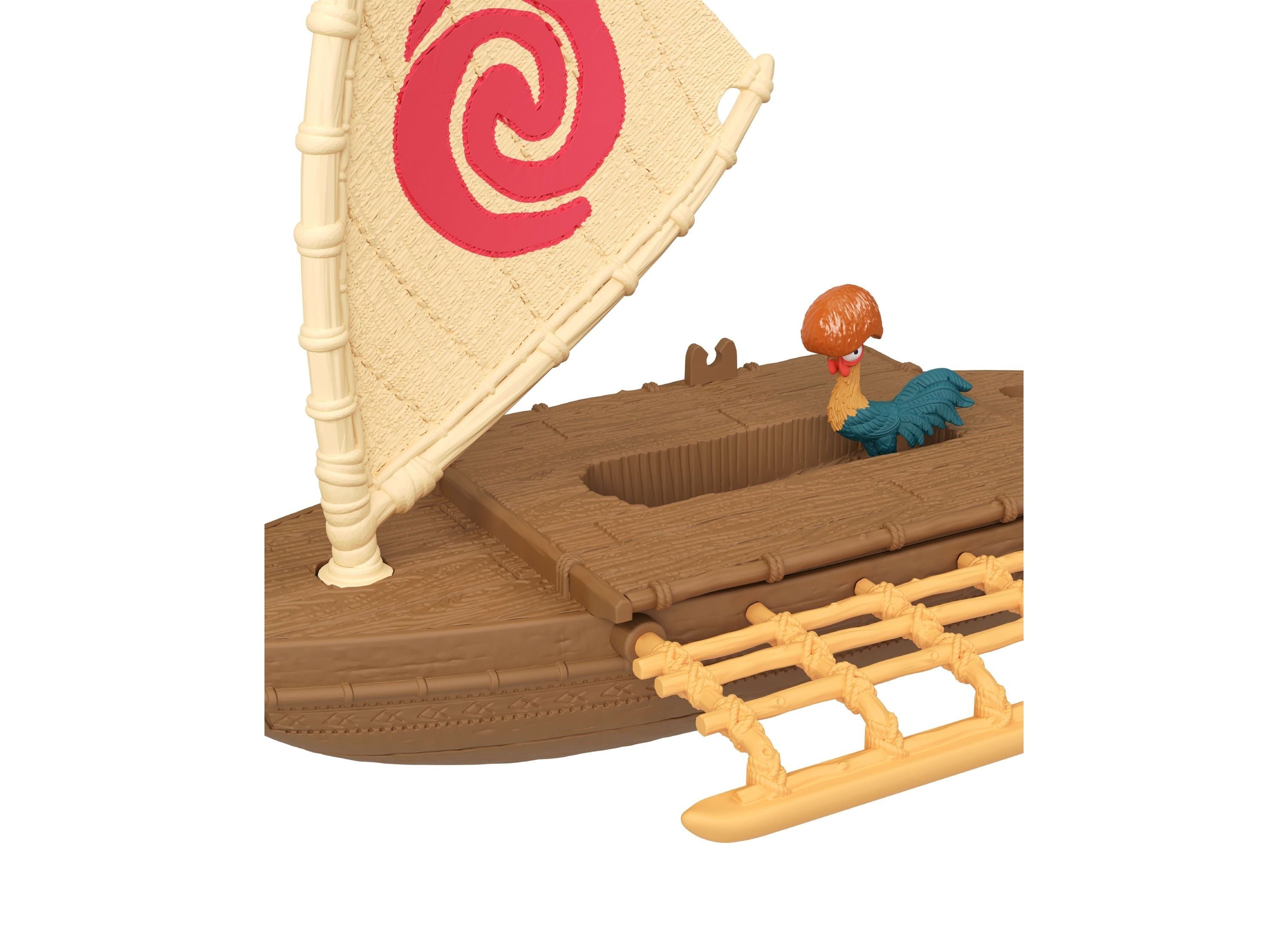 Disney Moana Boat Adventure Playset With Doll And Heihei