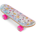 Ozbozz 17" Princess Skateboard - Dynamic Flashing Wheels & Wooden Deck