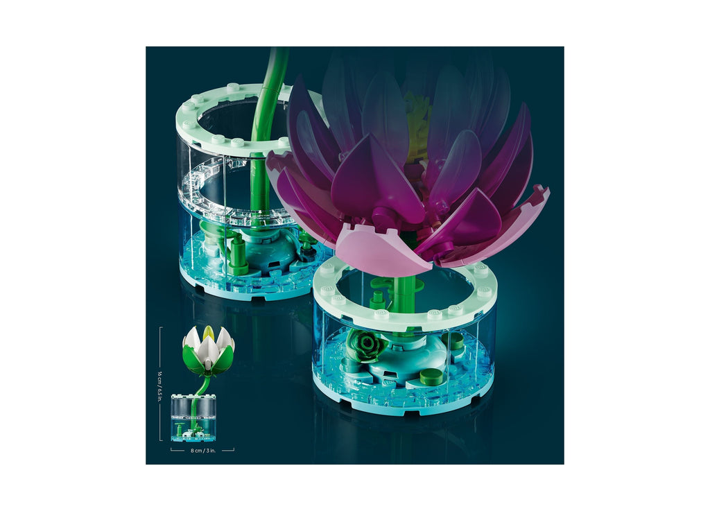 LEGO Botanicals Water Lilies 259-Piece Building Set