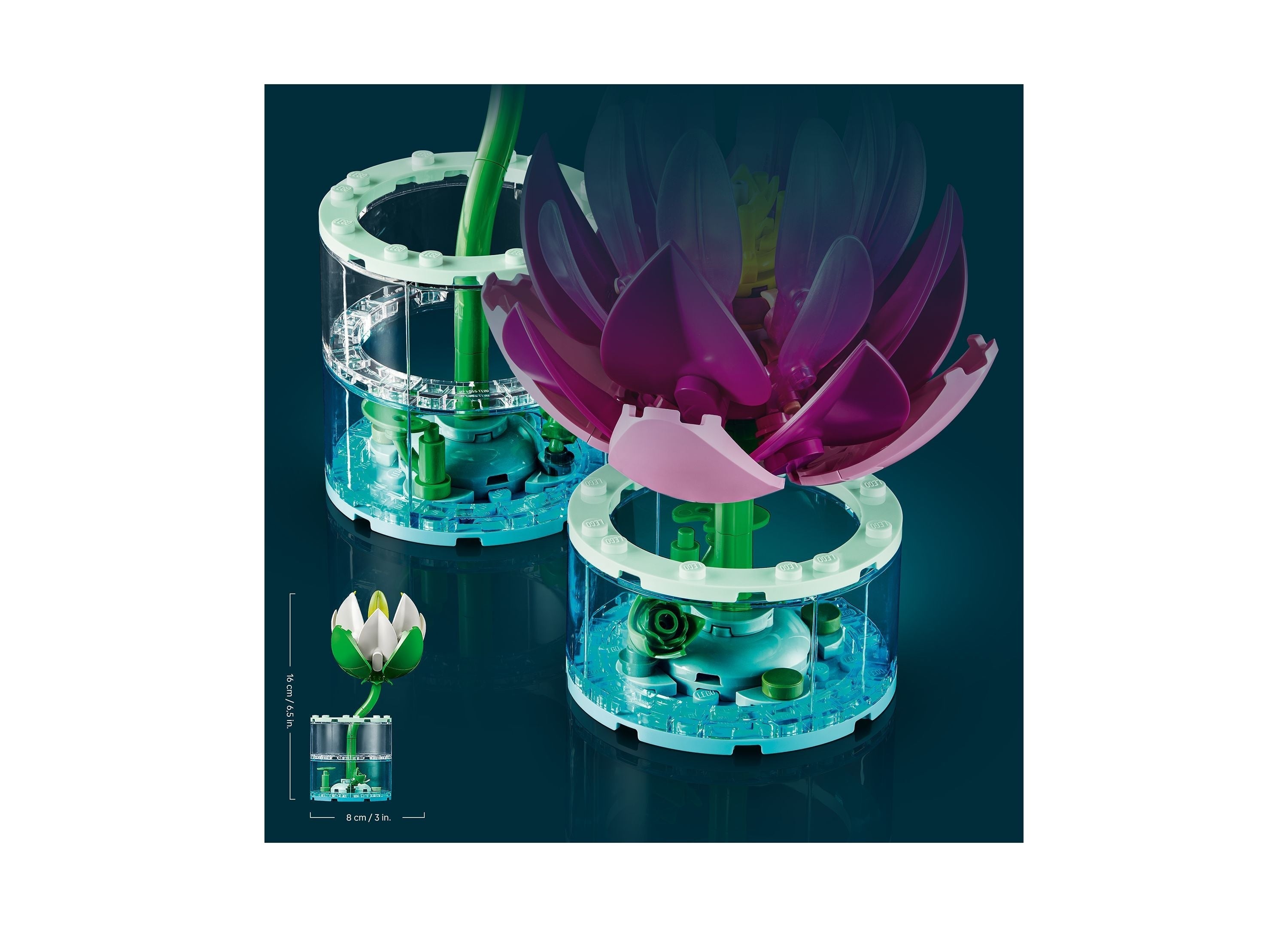 LEGO Botanicals Water Lilies 259-Piece Building Set