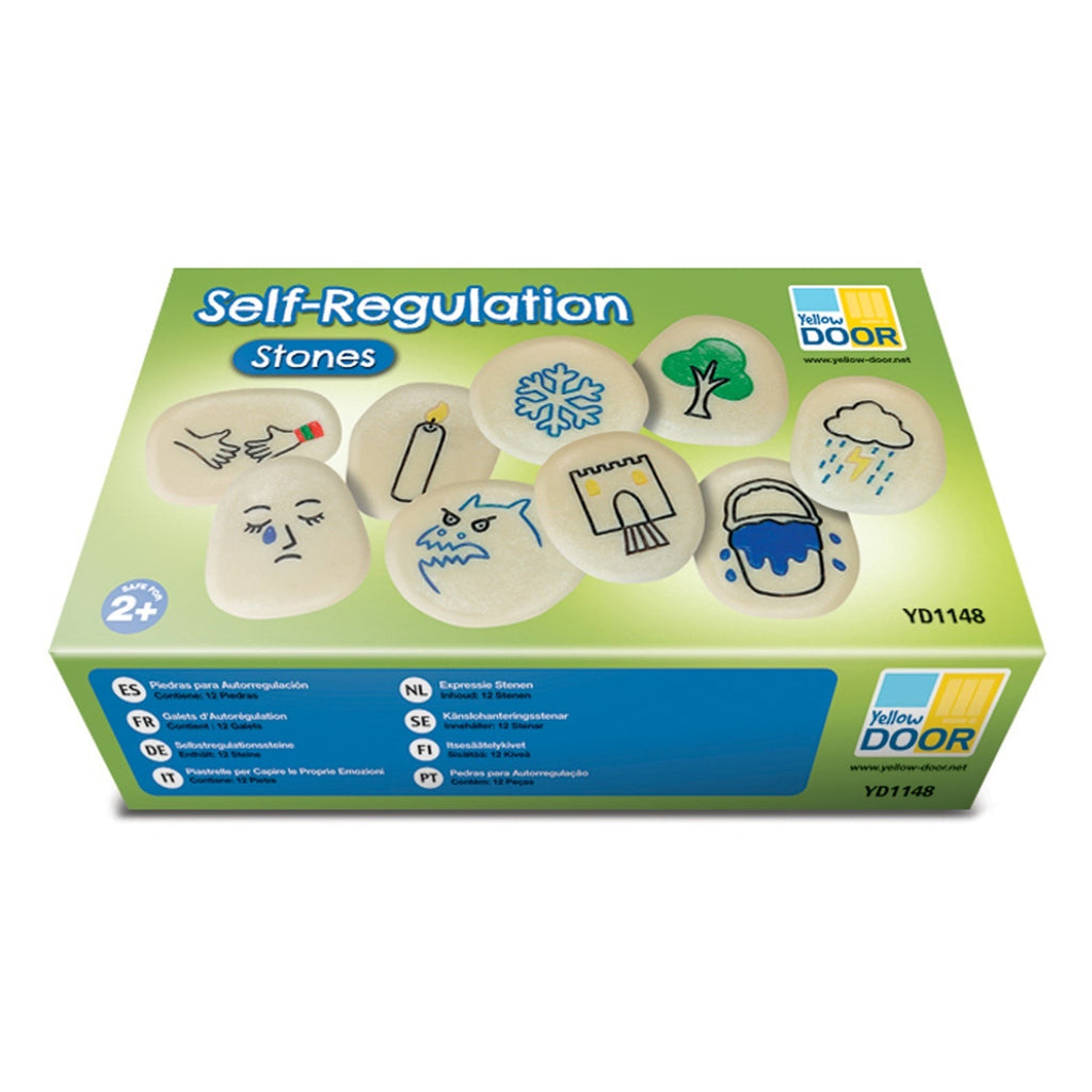 Yellow Door Self-Regulation Stones - Emotional Learning Set - Multi-Color