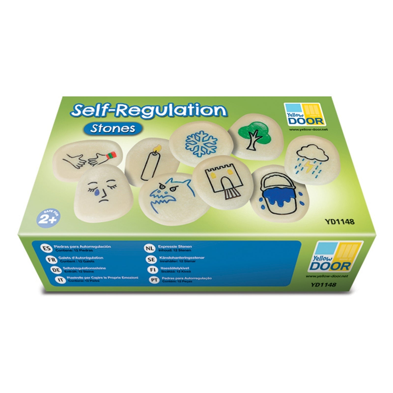 Yellow Door Self-Regulation Stones - Emotional Learning Set - Multi-Color