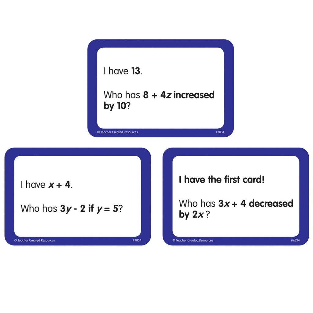 Teacher Created Resources I Have, Who Has Math Game - Grade 5-6 - Fun Learning