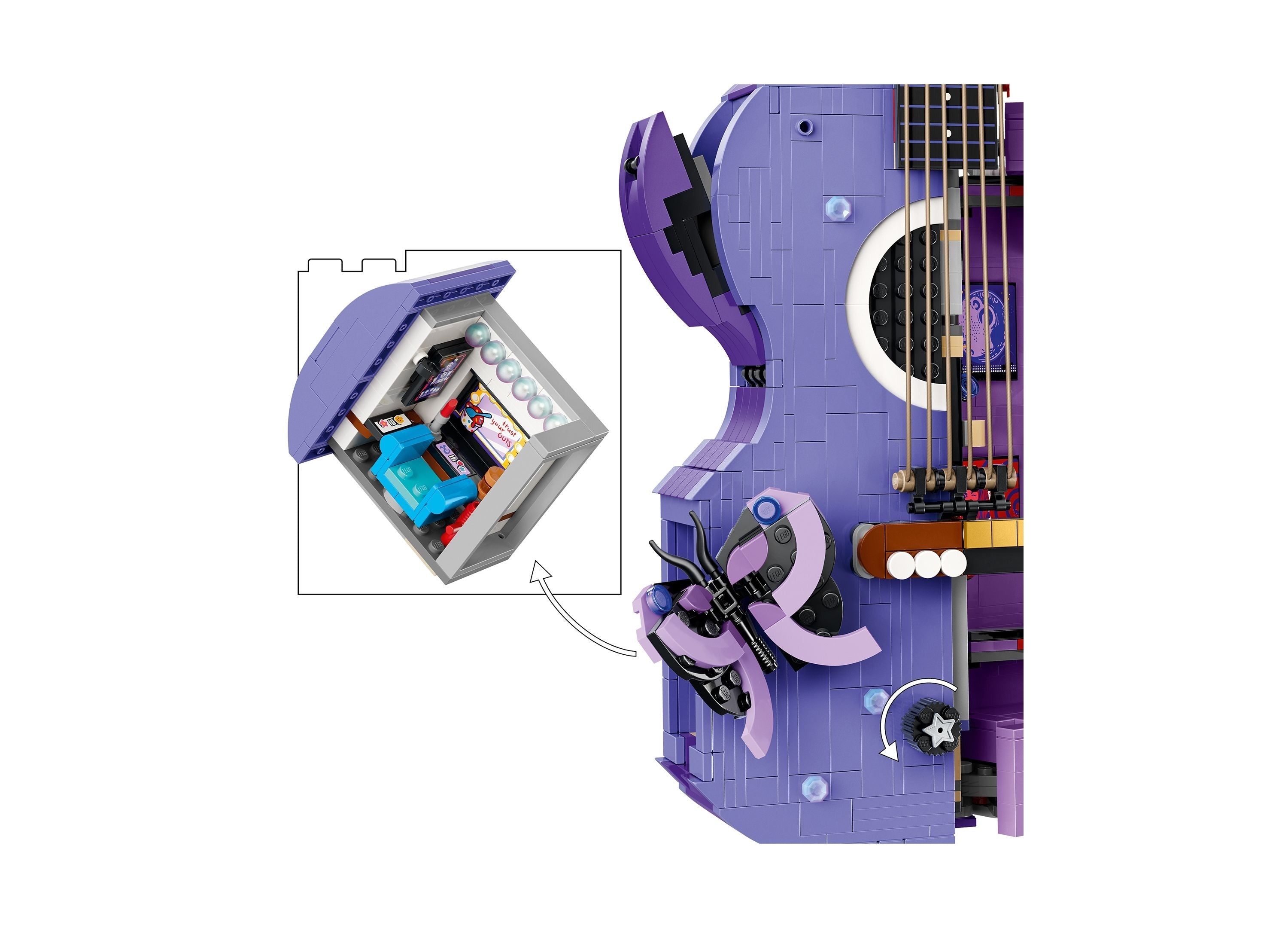 LEGO Olivia Rodrigo Dual Guitar 1228-Piece Collector's Building Set