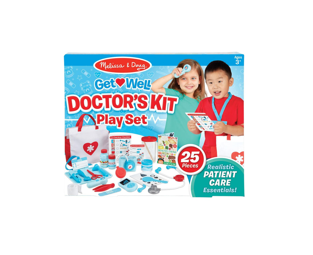 Melissa & Doug 25-Piece Get Well Doctor’s Kit Play Set