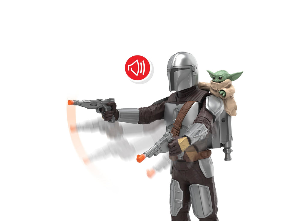 Star Wars The Mandalorian & Grogu Bounty Blaster 11-Inch Action Figure