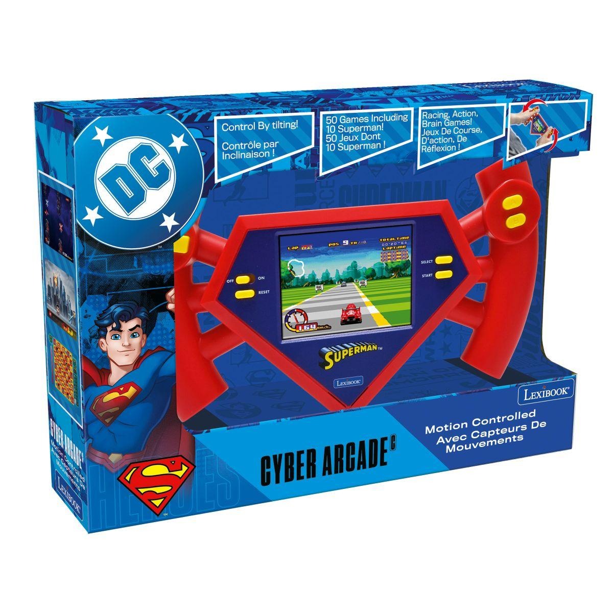 Superman Cyber Arcade Motion Console with 2.8'' LCD and 50 Games