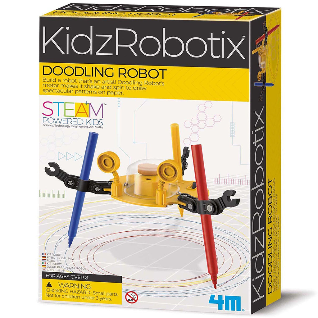 KidzRobotix Doodling Robot Build-It-Yourself Art & STEM Kit