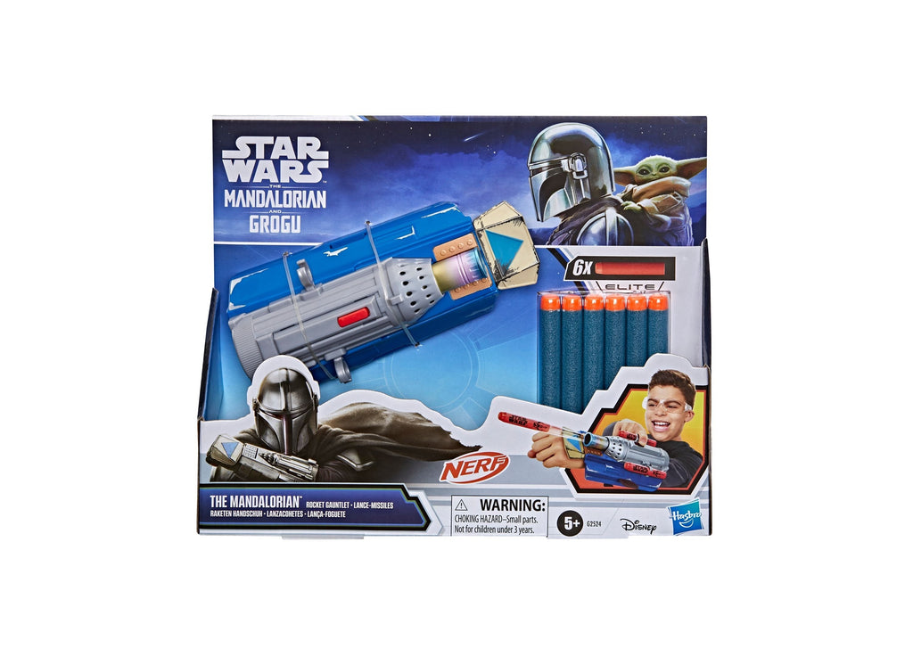 Nerf Star Wars The Mandalorian Rocket Gauntlet With 6 Darts Ages 5+