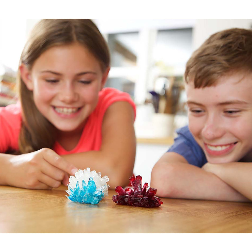 4M Crystal Growing Kit - DIY STEM Chemistry Experiment, Grow 3 Colored Crystals