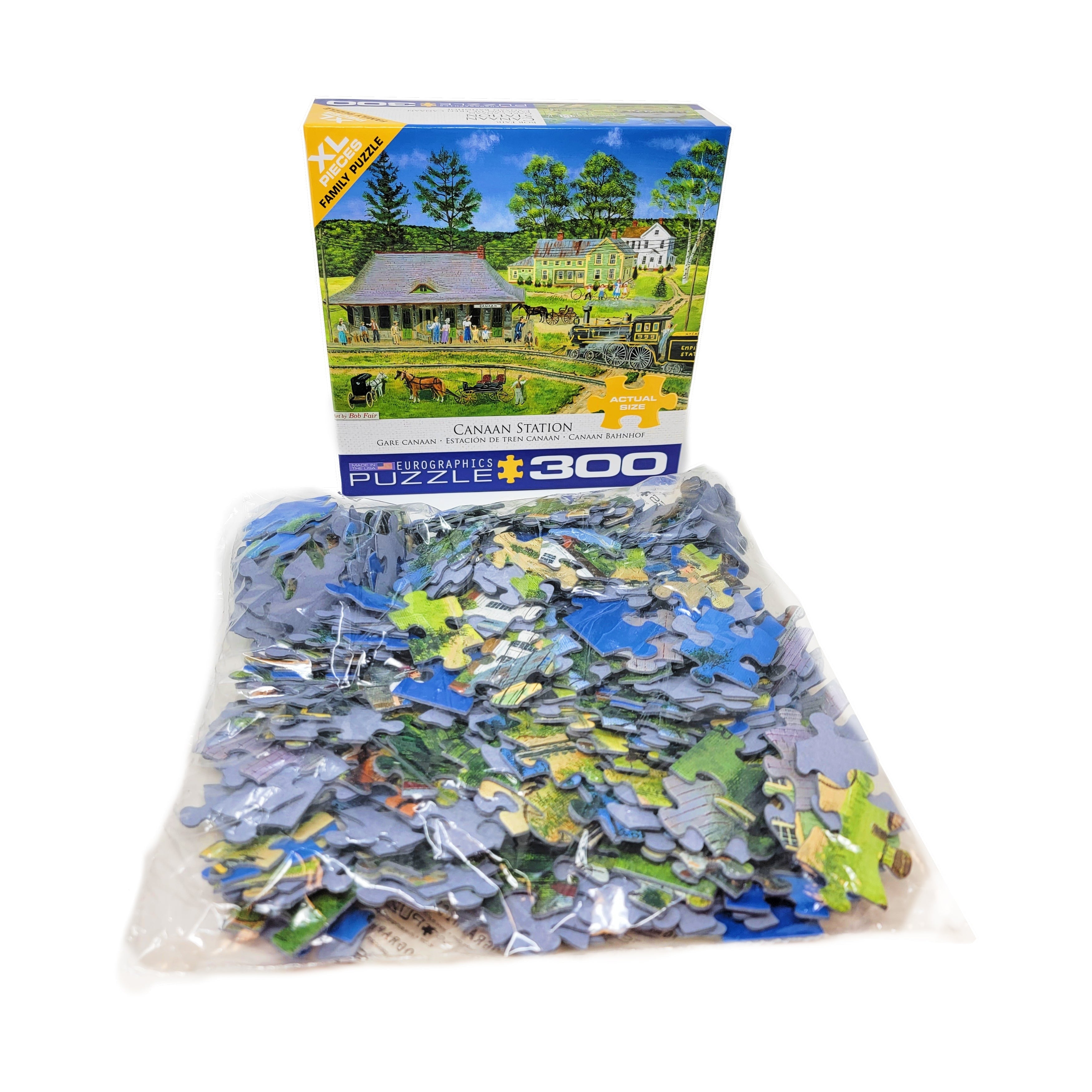 Bob Fair Canaan Station XL Jigsaw Puzzle - 300 pc