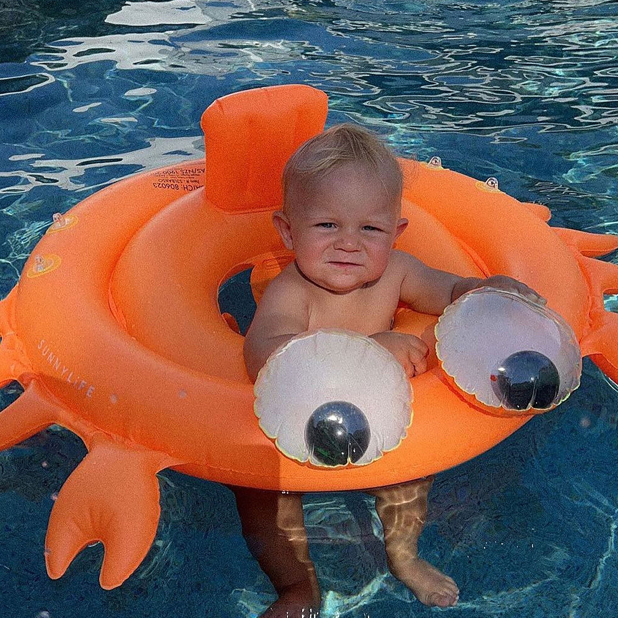 Sunnylife Sonny The Sea Creature Baby Float With Canopy
