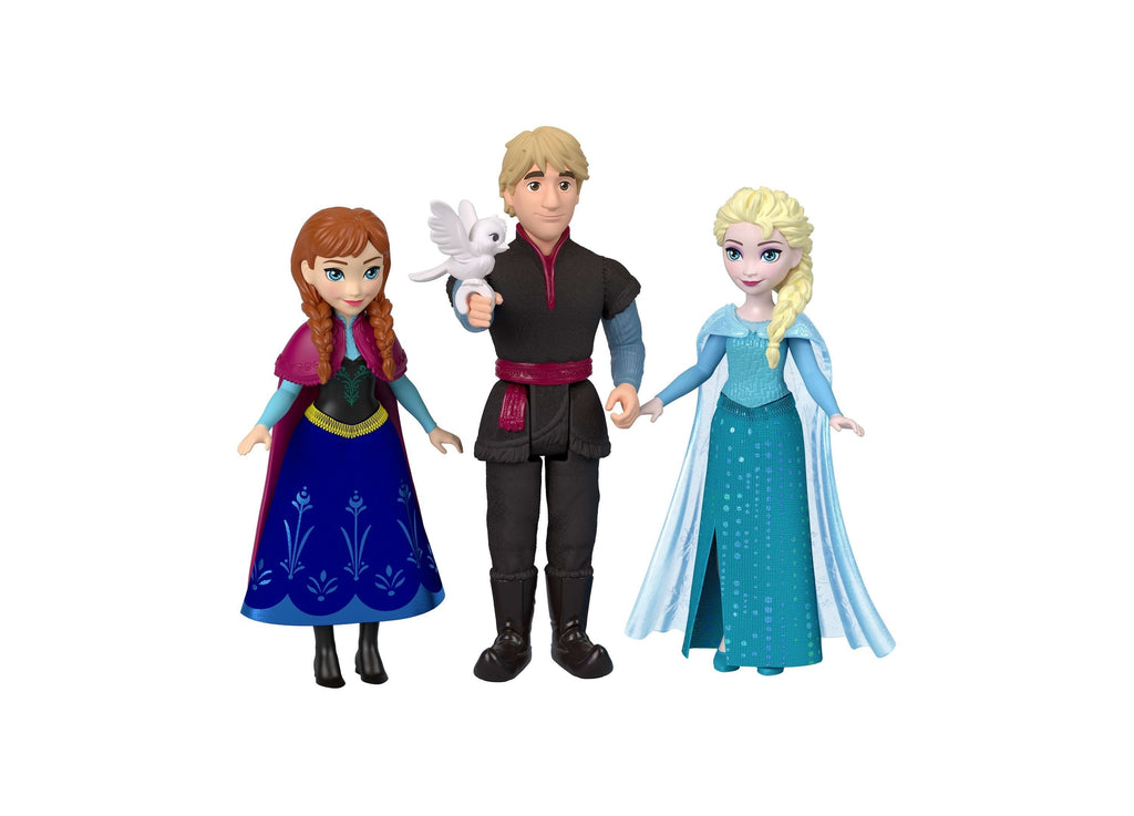Disney Frozen Anna and Elsa Character Set with Kristoff and Olaf