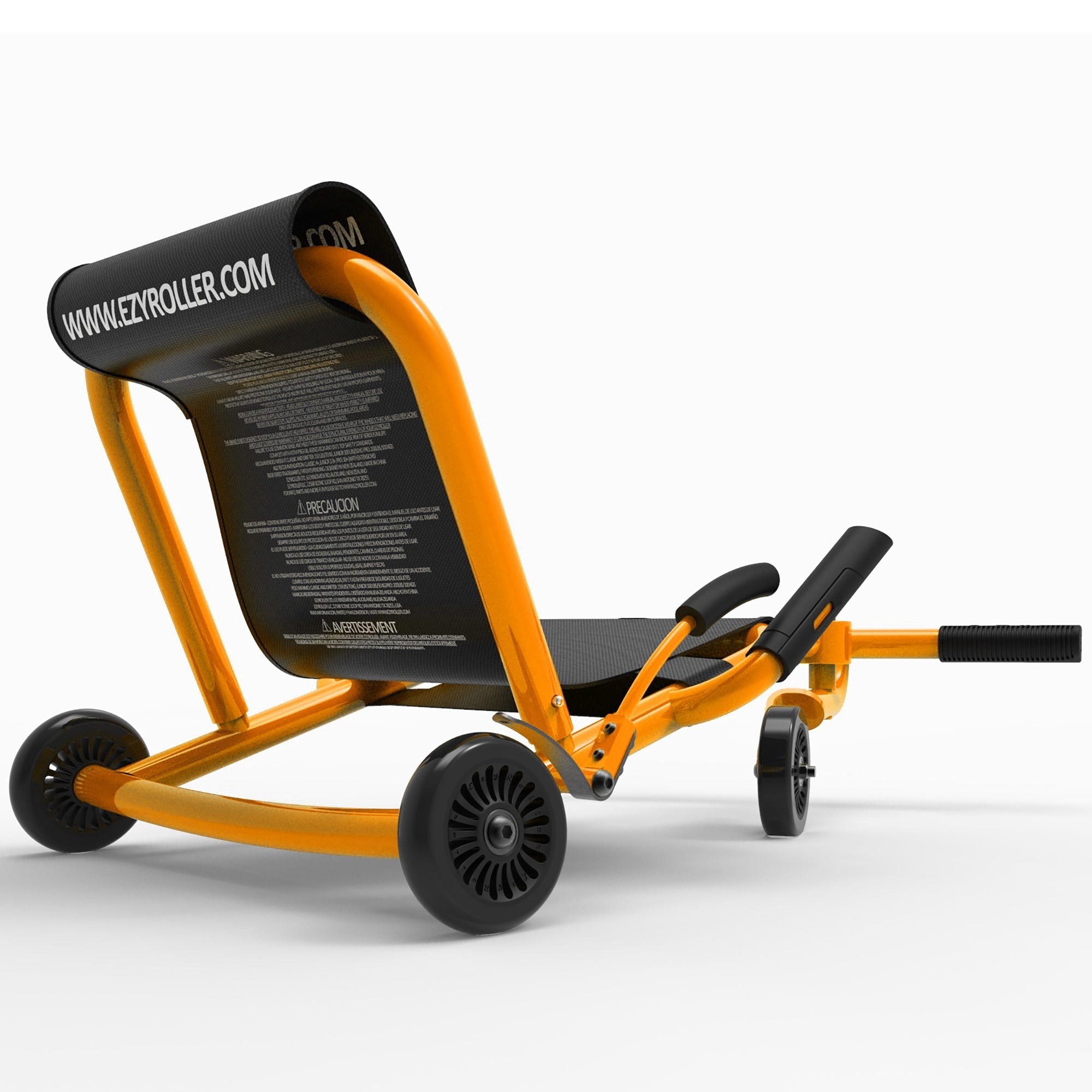 EzyRoller Classic Ride-On With Extendable Frame - GoMango Orange
