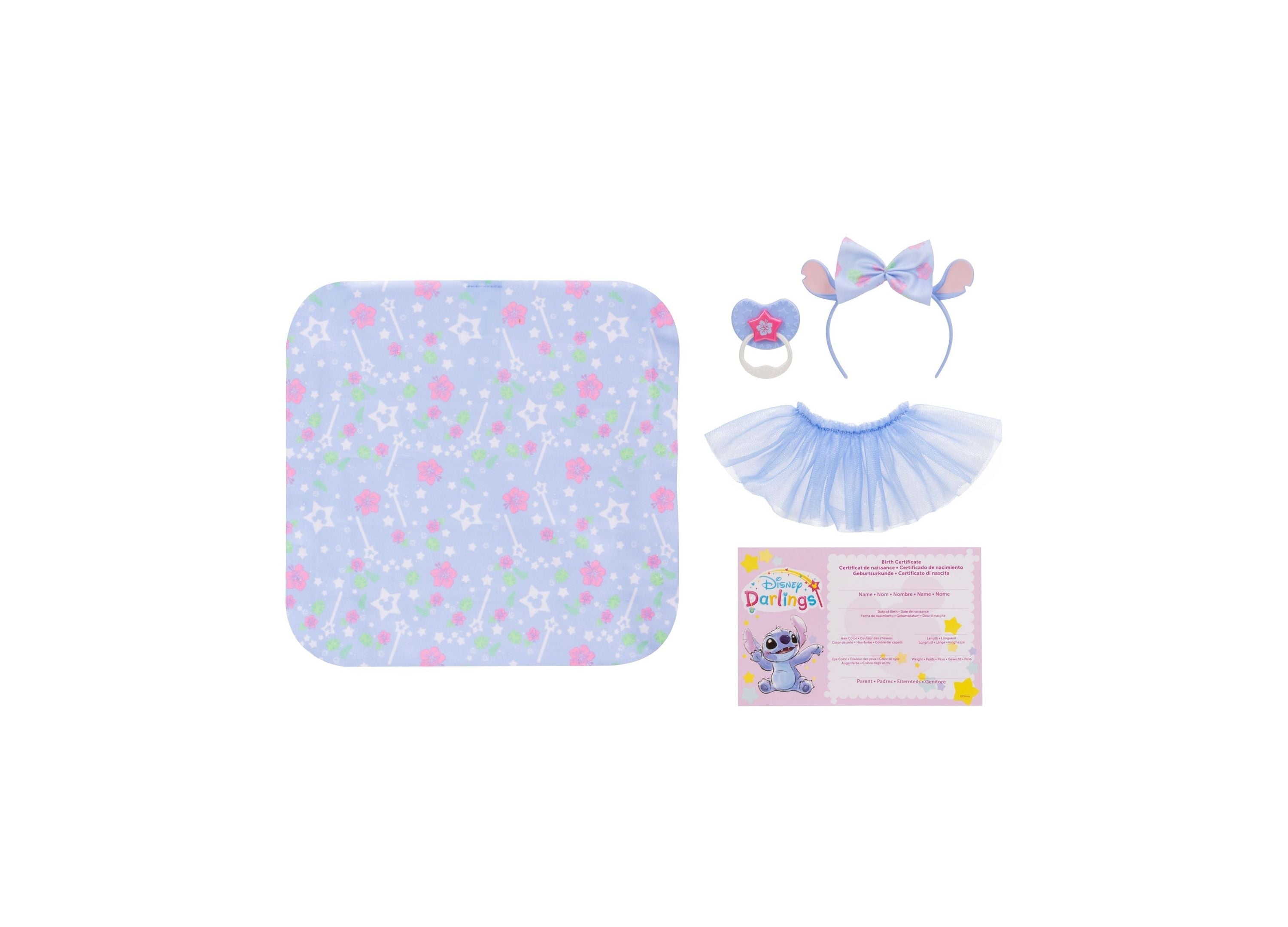 Disney Darlings Snuggly Stars Stitch 11-Inch Soft-Bodied Baby Doll