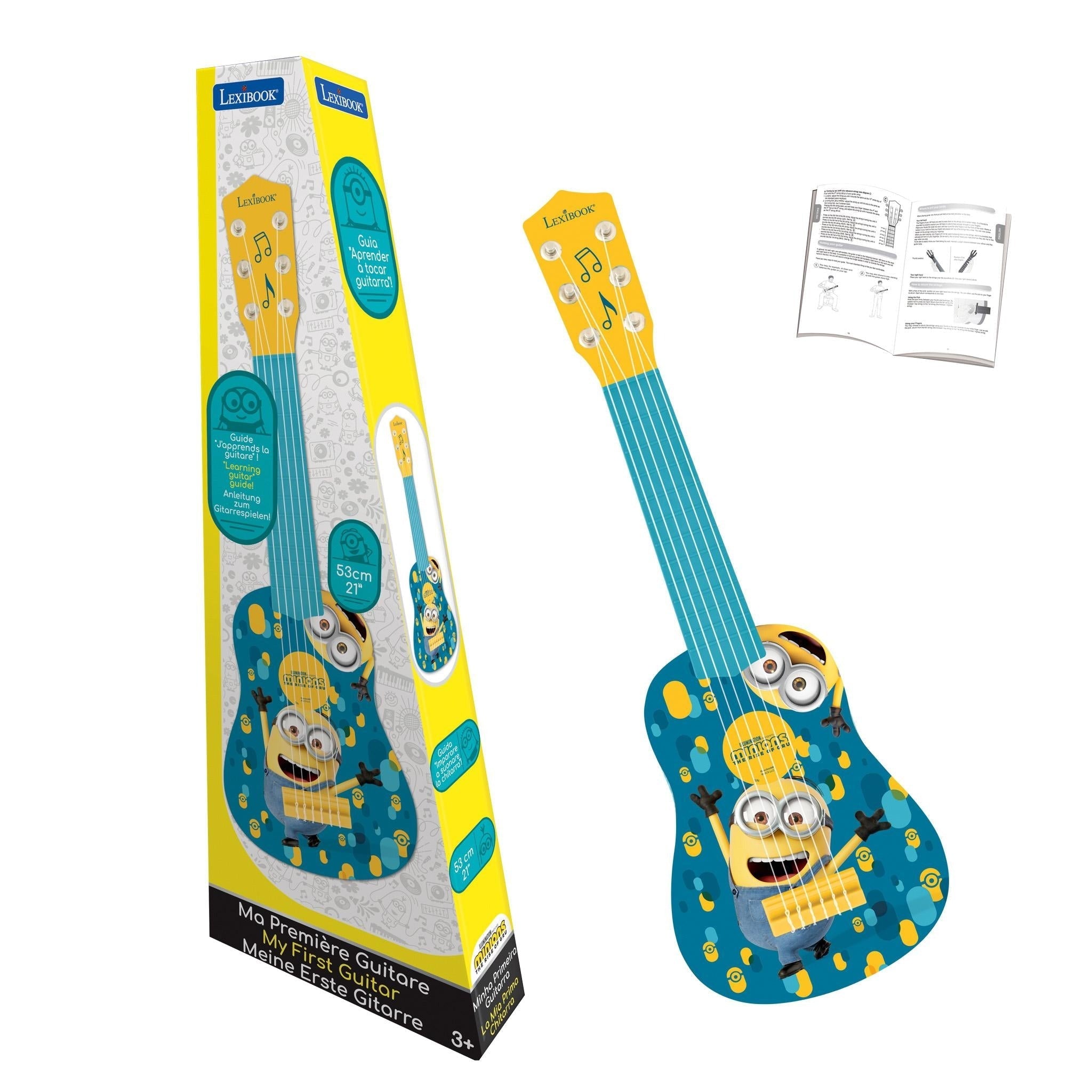 Playtive Junior Blue/Yellow Minions-Themed First Guitar