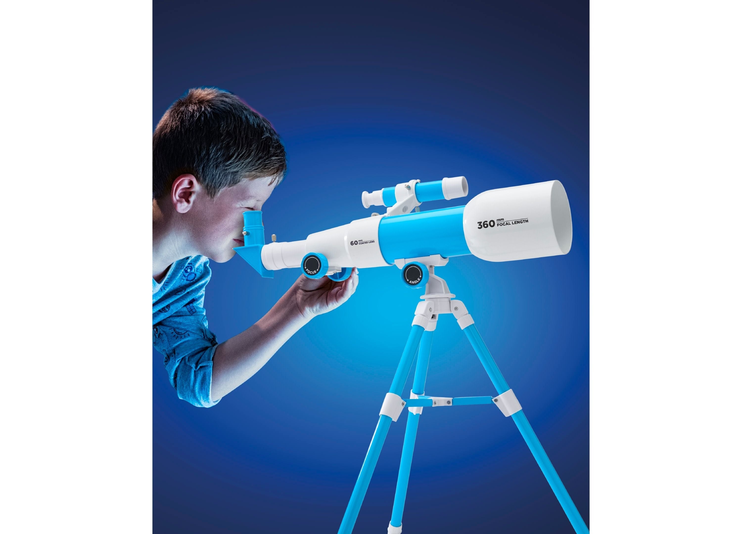 Discovery Kids Telescope With Tripod 18x And 60x Magnification Lenses