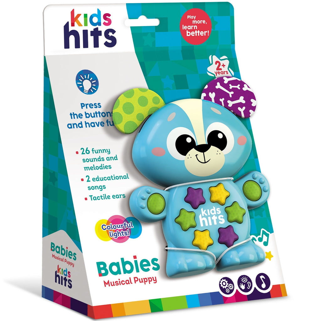 Kids Hits Musical Puppy Interactive Lights & Sounds Learning Toy