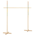 Grasshopper Games Limbo Wood Set Balance Game with Travel Bag for Family Play, Age 3+