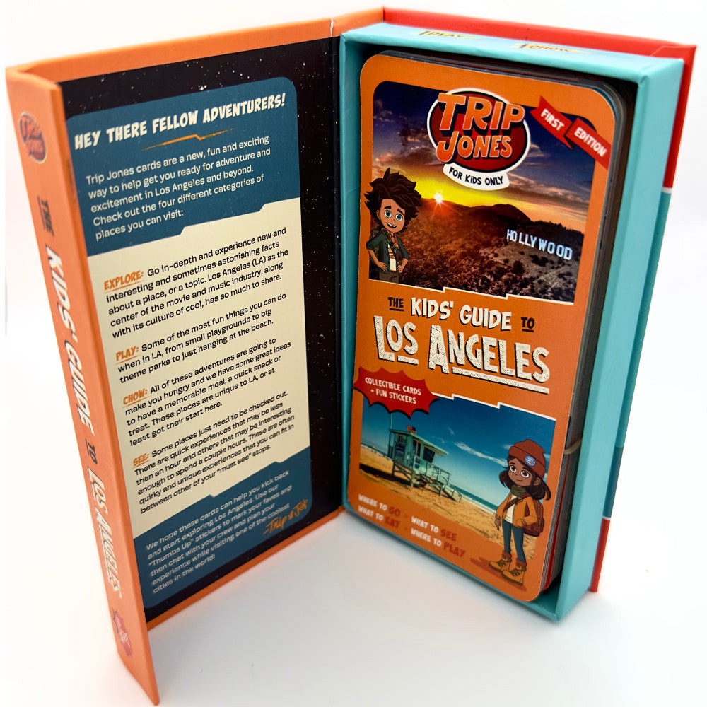 Trip Jones: Los Angeles Adventure - Kids' Collectible Cards, Age 6+