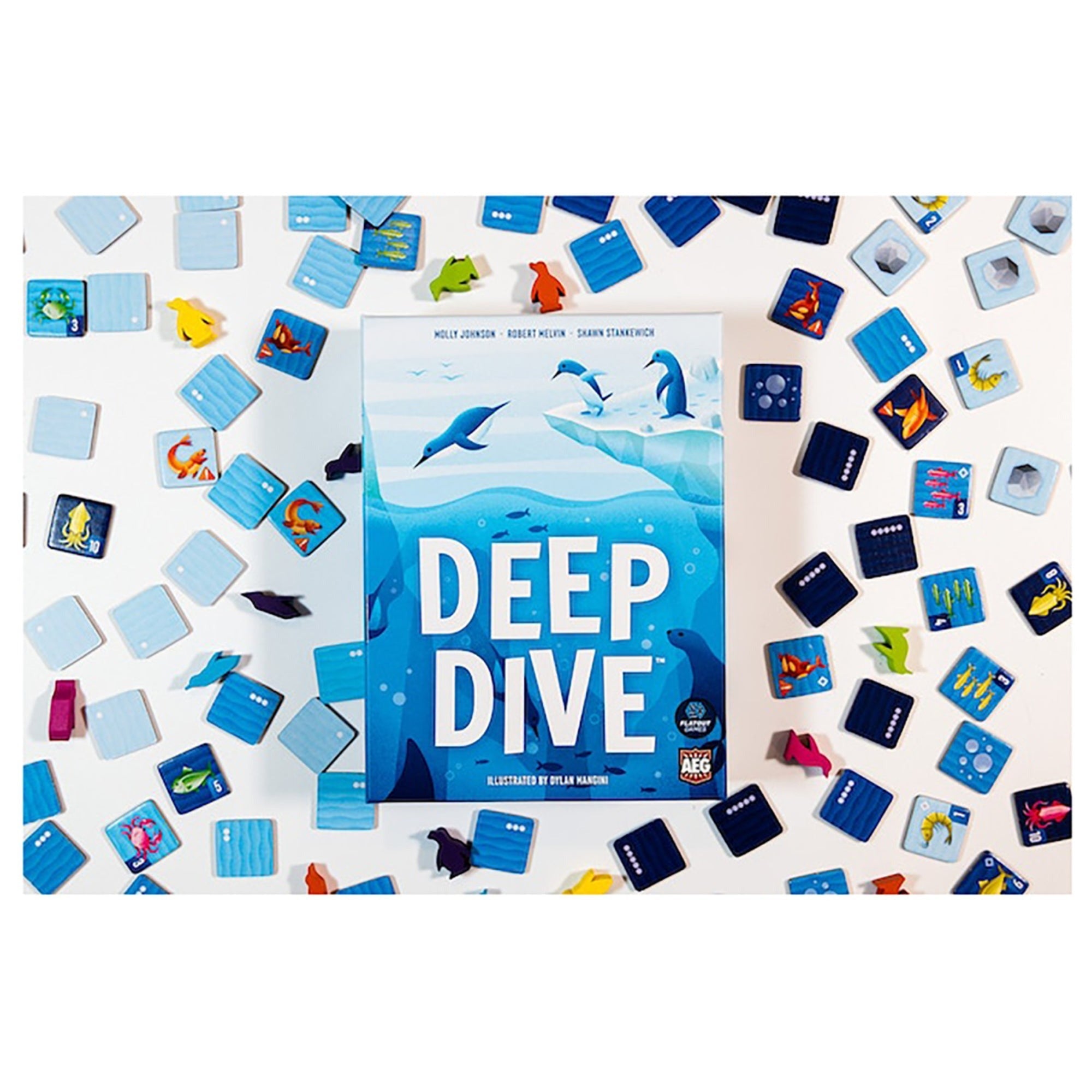 Deep Dive - AEG Ocean-Themed Matching Tile Game