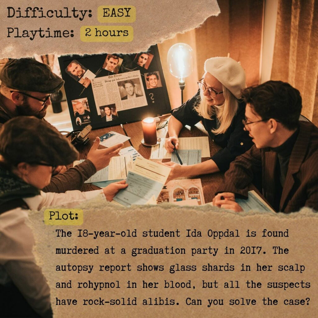 Detective For A Day: Murder At The Graduation Party Interactive Mystery Game